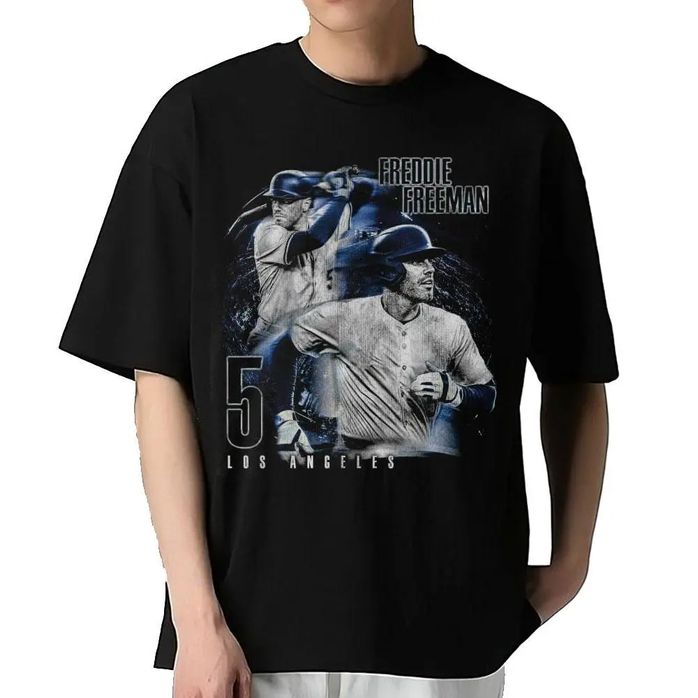 Freddie Freeman Bootleg T-Shirt, Retro Los Angeles Baseball First Baseman Graphic Tee