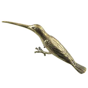 Vintage Brass Hummingbird Statue Ornaments, Decorative Sculptures, Antique Craftsmanship Decorative Unique Home Decor Accent, Vintage Aesthetic, Perfect Gift for Holidays & Seasons