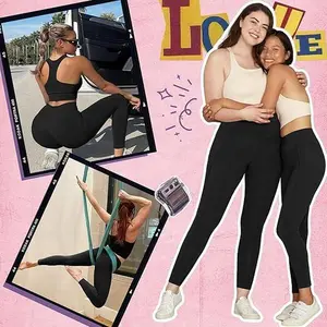 CAMPSNAIL 4 Pack Leggings for Women - High Waisted Tummy Control Yoga Pants for Workout Gym Black Leggings plus Size Dance CAMPSNAIL