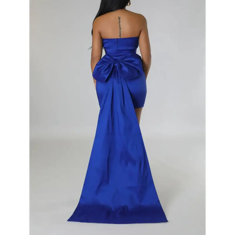 blue dresses formal short not sparkly - TikTok Shop