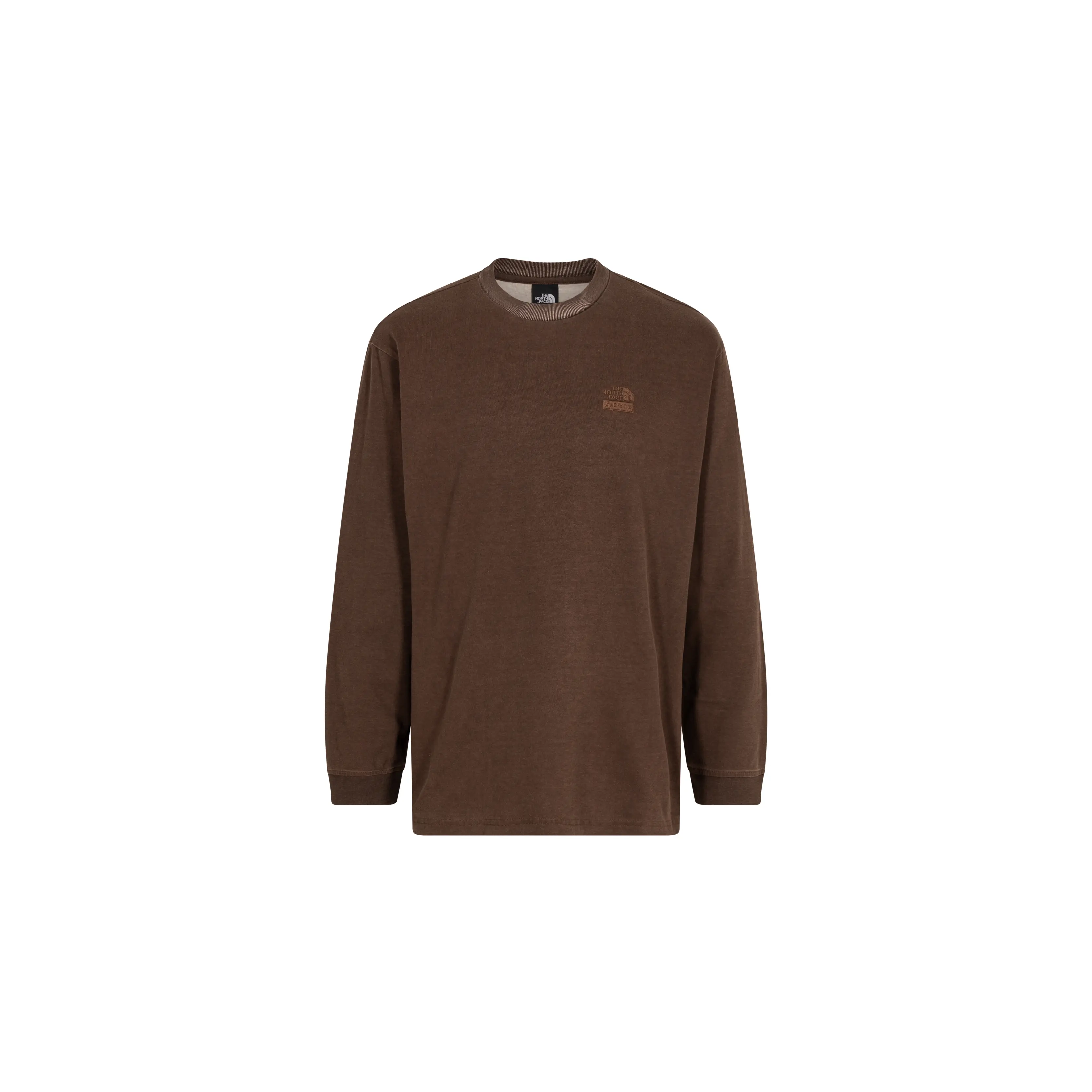 Supreme TNF Pigment Printed L/S Tee "Supreme x The North Face - Brown" SU22161