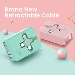 Macaron 4-in-1 charging cable