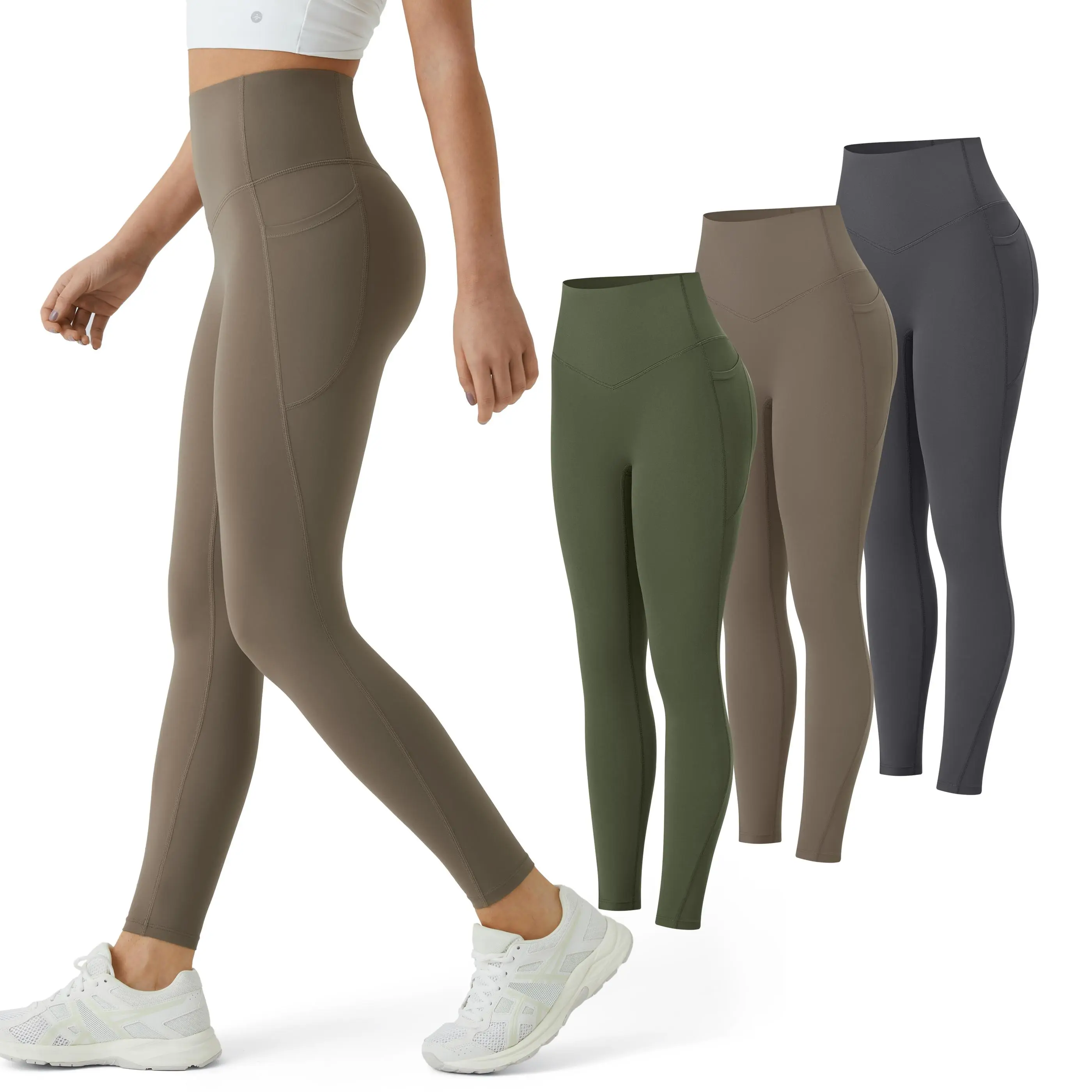 Volcanic Ash+Dawn Brown+Deep Woodland Green