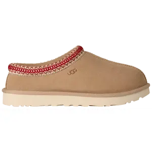 UGG Wmns Tasman 2 Slipper Sand Dark Cherry Round Toe Summer Home Wear True to Size Cozy Nights