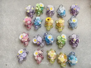 Chris(10710)gc.Chris-A21-Handmade-fancy luminous UV turtle beads for phone chain and pen