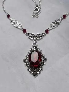 Victorian Necklace, Vintage Gothic Distressed Women's Party Statement Jewelry, Unique Style Pendant Accessory