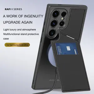 Suitable For Samsung S24 Series Dual Card Mobile Phone Case And Three-in-one Magnetic Stand Protective Cover