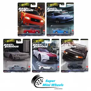 Hot Wheels 2024 Fast & Furious H Case Set of 5 Cars
