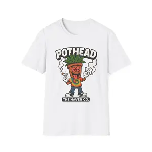 Pothead – Classic Stoner Cartoon Tee Cotton Fashion