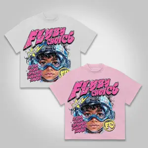 Vintage Fly By Choice Graphic Cotton T-Shirt