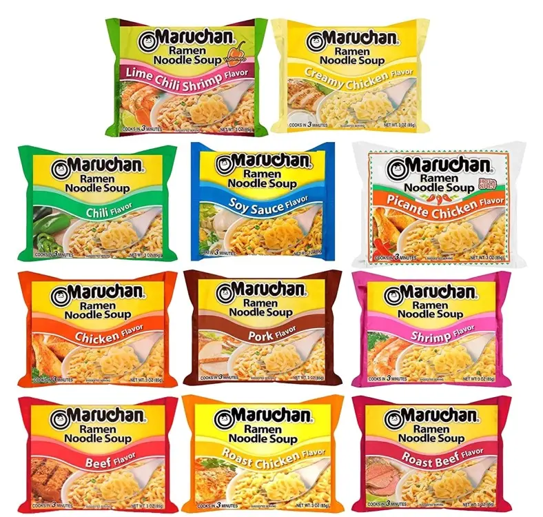 Maruchan Ramen Noodle Soup Variety, 11 Flavors, 3 Ounce, 1 Package each Flavor, Total 11 Packages