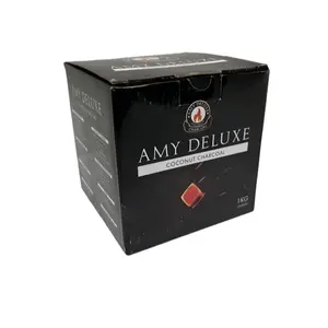 Amy Deluxe Eco-Friendly Coconut Charcoal - Long Lasting, Clean Burning - Perfect for Home Use