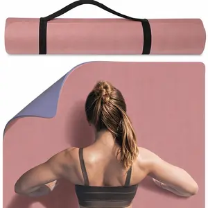 Yoga Mat Anti-Slip, Thickened & Widened High-Density TPE Material Exercise Mat Suitable for Yoga, Fitness, Pilates Tear-Resistant Exercise Mat Includes Portable Rope and Mesh Bag 72×31.5×0.31 inches Ideal for All Yoga Practices and Indoor Workouts