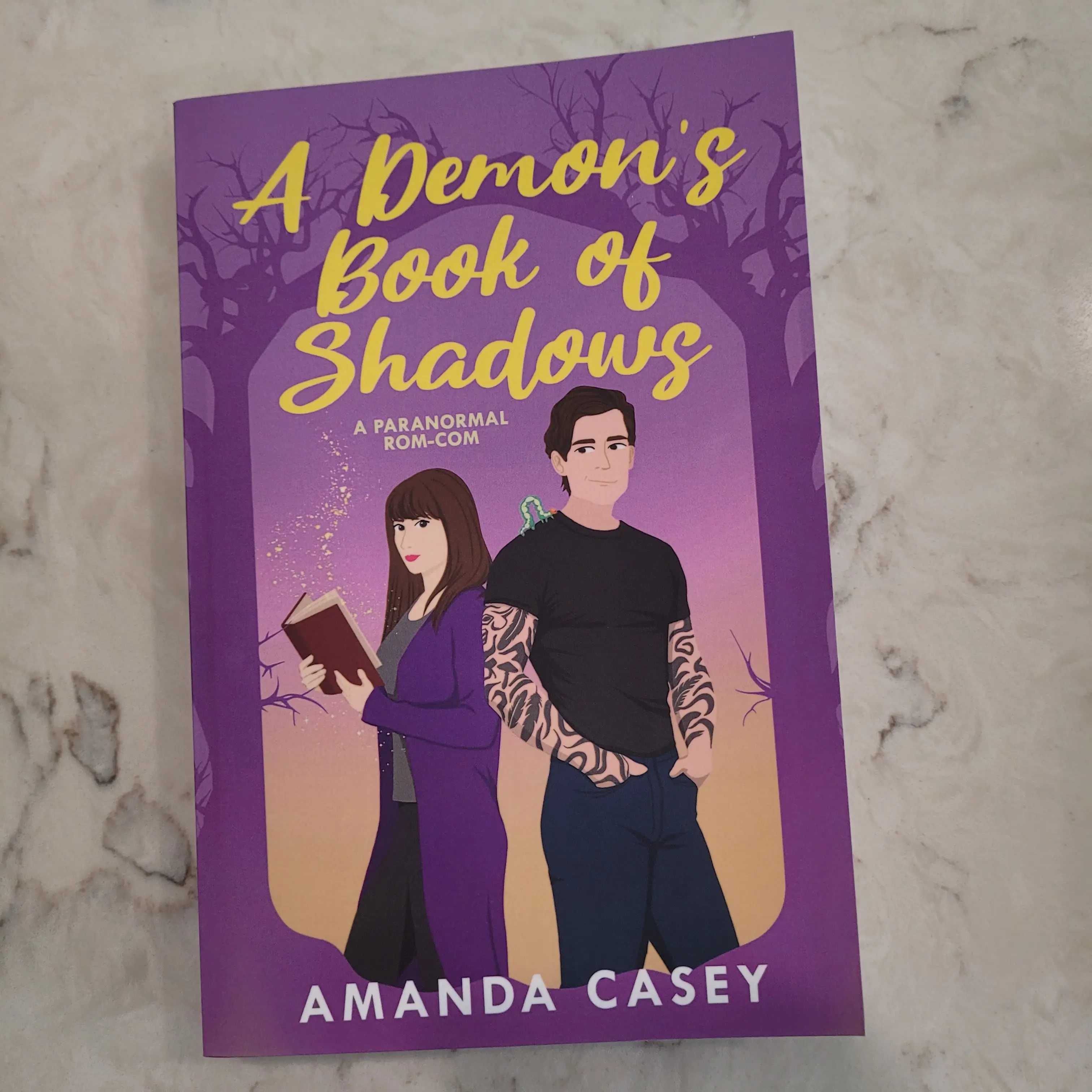 A Demon's Book of Shadows Signed Paperback Gothic Dark Romance Book