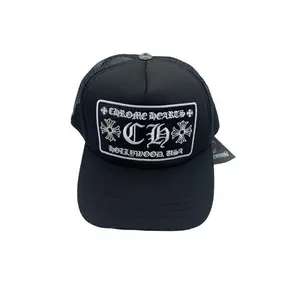 Chomper Trucker Hat Black Mesh Snapback Adjustable AOP Cap with Iconic Graphic Design for Streetwear & Casual Wear