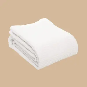 Pre Order Vintage Dyed Blanket Color White , 2 Size Options