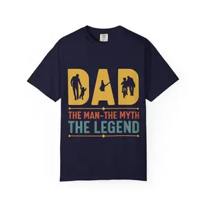Dad The Man The Myth The Legend T-Shirt | Father Typography Tee