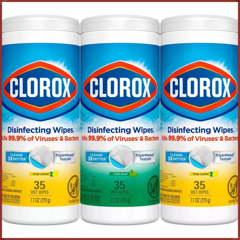 Clorox Bleach Free Disinfecting Wipes Value Pack - 105ct/3pk