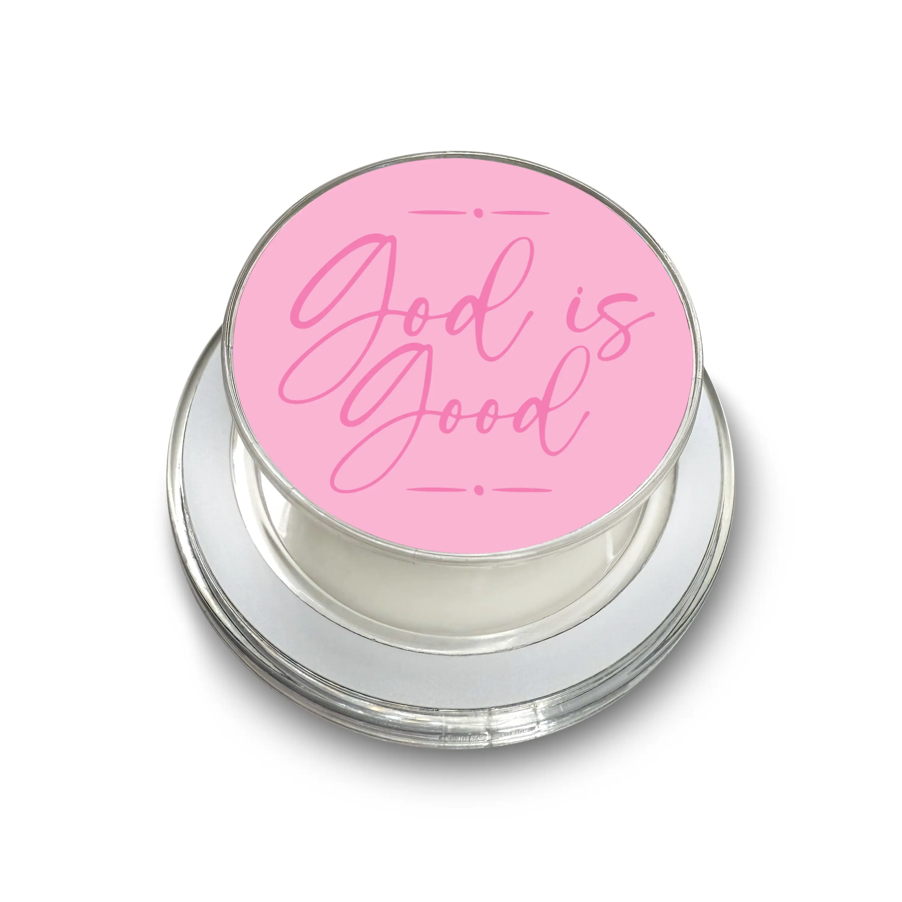 Pink God Is Good Magnetic Phone Grip