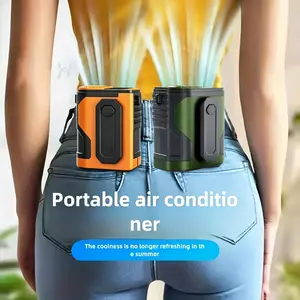 2026 Model Portable High-Speed ​ ​ Waist Fan - Neck-Hanging & Desktop Use |   Powerful Airflow |   3-Speed ​ ​ Adjustment |   Large-Capacity 3200mAh Battery |   Digital Display |   Ideal for Outdoor Work, Camping, Fishing, and Spring Outings summervibes,s