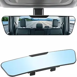 Anti-glare Rearview Mirror, Universal 12-inch (305mm), Wide-angle Panoramic Convex Rearview Mirror, Can Be Clipped On The Original, Eliminating Blind Spots And Anti-glare for Cars, SUVs And Trucks. Give Away 3 Aromatherapy.