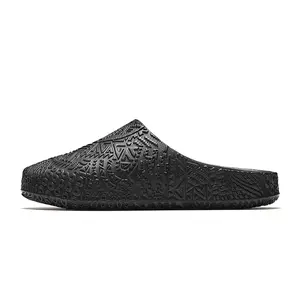 Anta Hela Slide Men's Black Tribal Print Sandals with Odor-Resistant and Comfort Features Trending Shoes, House White Official Shoes to Get / Maison Mihara Verifiable, with credentials and supporting global authentication