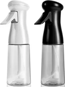 Spray Bottle For Hair, Continuous Mister Empty Spray Bottles, Ultra Fine Mist Water Sprayer for Hairstyling, Cleaning, , Pets, Barbers, Salons, Essential Oil Scents - 2 Pack 6.8 OZ