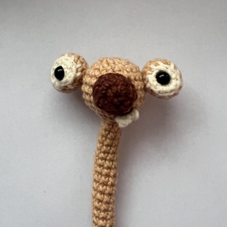 Long-neck Sid crochet, sloth Sid from Ice Age, Amigurumi