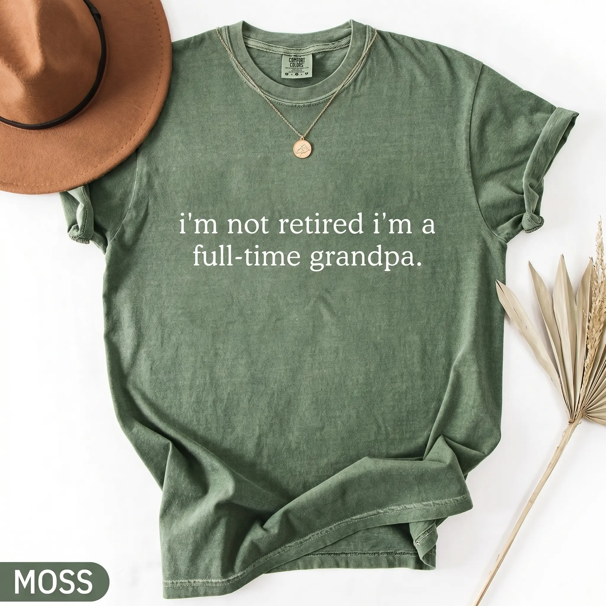 Comfort Colors I'm Not Retired I'm a Full Time Grandpa Shirt, Cool Grandpa Shirt, Gramps Shirt, Best Grandpa Shirt, Retired Grandpa Shirt