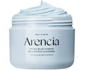 Arencia Fresh Blue Hyssop Rice Mochi Cleanser 120g
