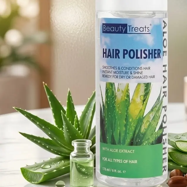 Aloe Hair Polisher for Smooth and Shiny Hair Care Product