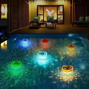 Bathtub Floating Light with Colorful Fish Pattern, Pool Lamp, 4 Colors 2 Modes, Bath Toy, Aquarium Decor, Birthday Party Lighting