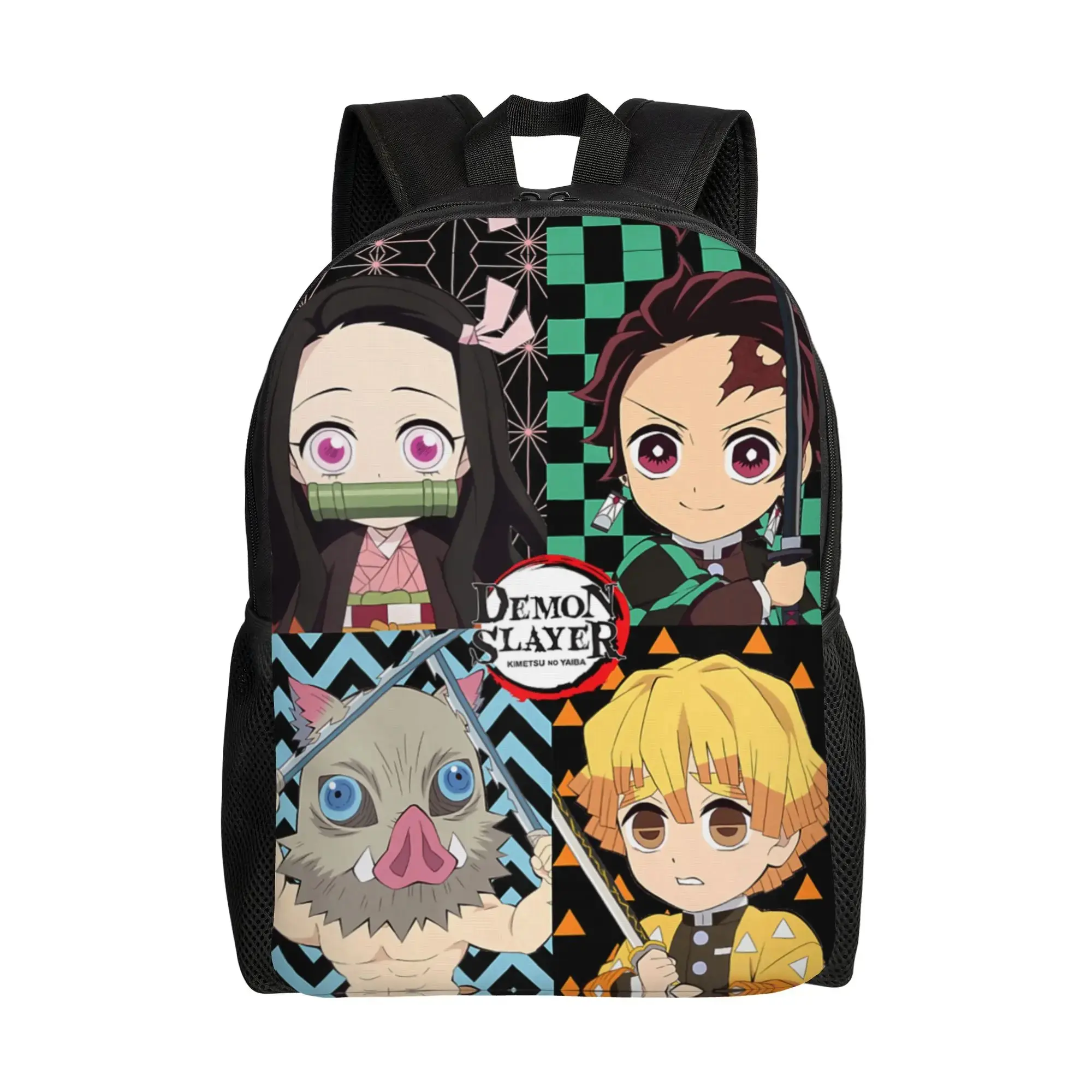 Demon Slayer Kimetsu backpacks no Yaiba Tanjiro Nezuko Adorable Daypack  mochila Office Work Large Capacity Rucksack