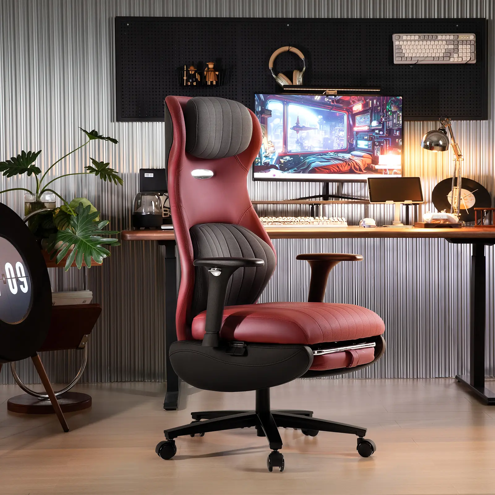 EMIAH Ergonomic High-Back Gaming Chair for Teens - Adjustable Arms, Headrest, Lumbar Support, Footrest, Comfortable Design, Reclining, Easy Assembly, Summerwins