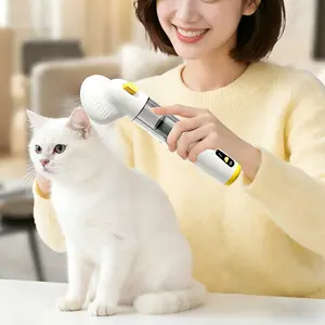 Pet Grooming Hair Removal Machine, Cat & Dog Fur Cleaner, Automatic Vacuum Attachment, Carpet Bed De-Shedding Tool