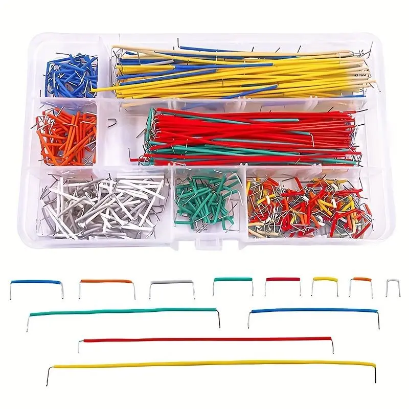 NODEMCU LUA 140pcs/560pcs Jump Wire Kit for Arduino Electronic Breadboard Circuit Jump Wire Kit, 14 Vaules, 2-125mm for Welding Circuit, Metal Wires, Jumper Wires