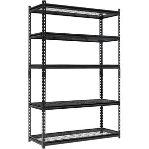 Storage Shelves, 5 Tier Heavy Duty Garage Shelving, 2200LBS Storage Shelves, Adjustable Metal Shelves for Pantry Closet Warehouse Basement