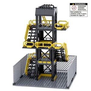 Wwii Military Operations Base Sentry Tower Observation Tower Building Block Model Collection Boy Toy, Educational Playset
