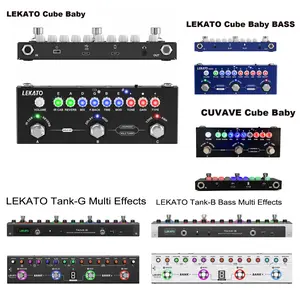 LEKATO Multi Effects Guitar Pedal, Delay Reverb Distortion Overdrive, with IR Loading 9 AMP Models, Bluetooth 5.0, Rechargable Electric Guitar Effects Multi Pedal Support Recording, for Music Lovers Gift