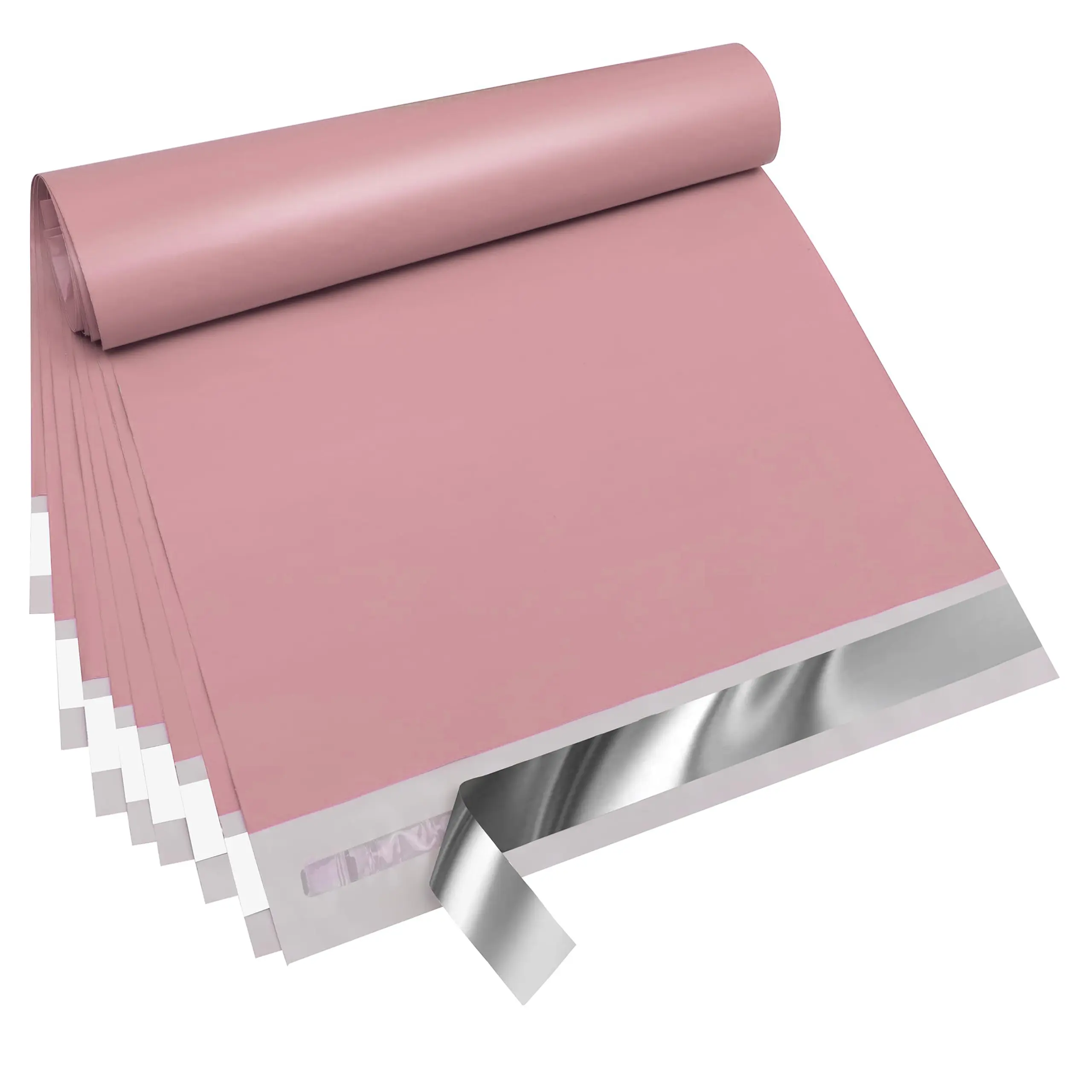 HAUTEHAUT 10x13 in Flexible Plastic Poly Mailers (100 Pcs) - Strong Adhesive, Self-Sealing, Waterproof Mailing Envelopes for Clothing, Small Business Gifts & Wrapping, Privacy Protected, Flexible Plastic Gifts & Wrapping