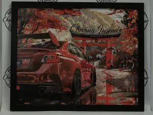 Crimson Journey  Subaru WRX STI at the Torii Gate