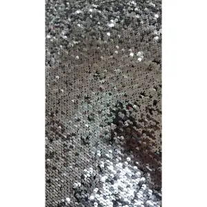 Silver to Silver mate Reversible Sequins Mesh