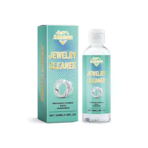 Jakehoe Jewelry Cleaner Solution, Household Metal Jewelry Care Product for Cleaning, Decontamination, Anti-Oxidation, Rust Removal and Ash Removal, Clean