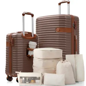 MLNshops Hardshell Luggage Set with TSA Lock - Travel Suitcase Set