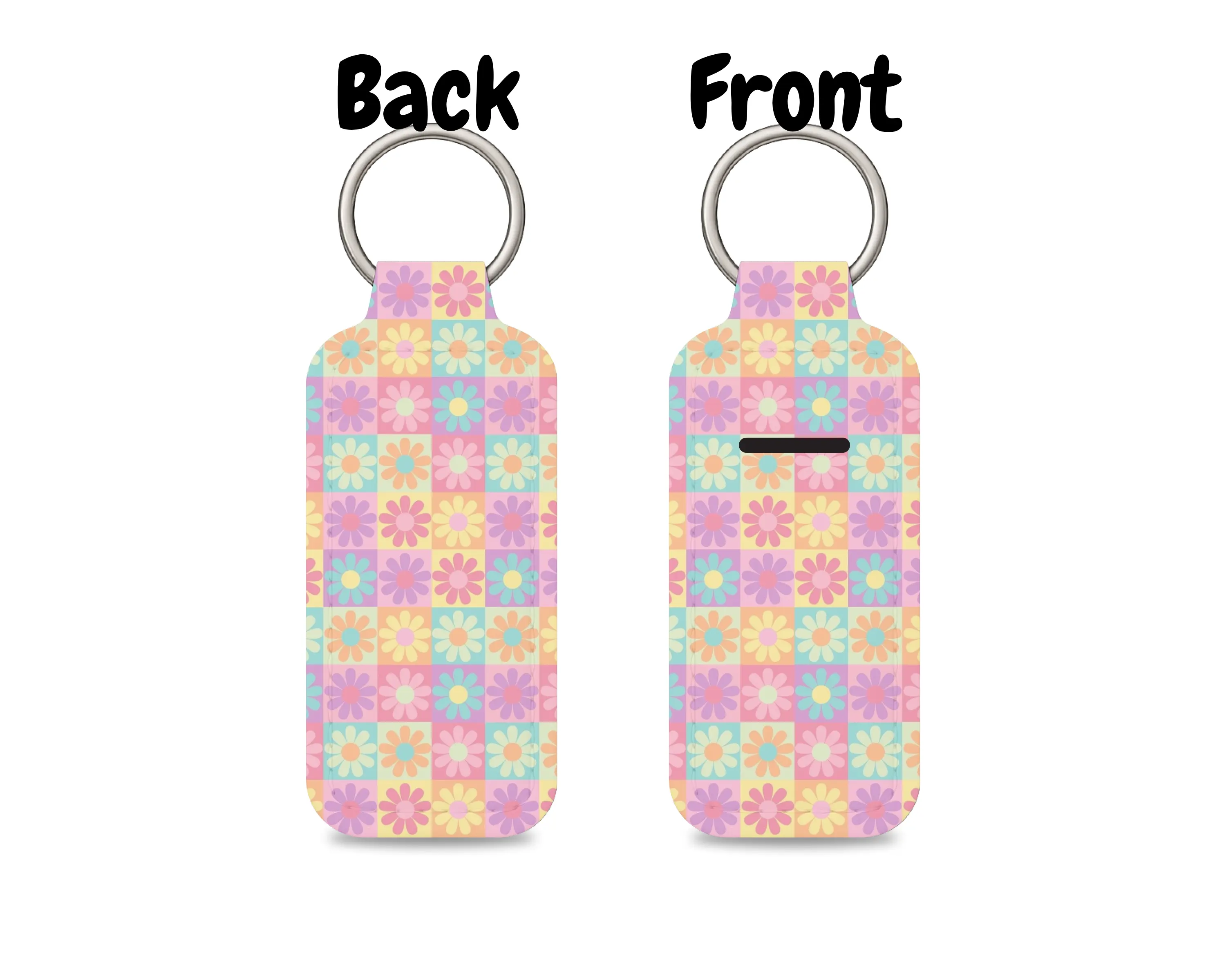 Neoprene Lip Balm Keychain - Cute & Functional Portable Kevchain Pouch.
