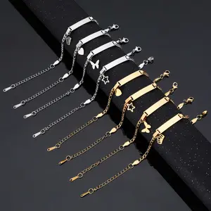 Customized jewelry, stylish and versatile butterfly love heart bracelet