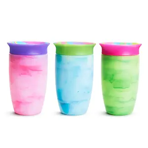 Munchkin Miracle 360° Tie Dye 10oz Sippy Cup 3-Pack, Assorted
