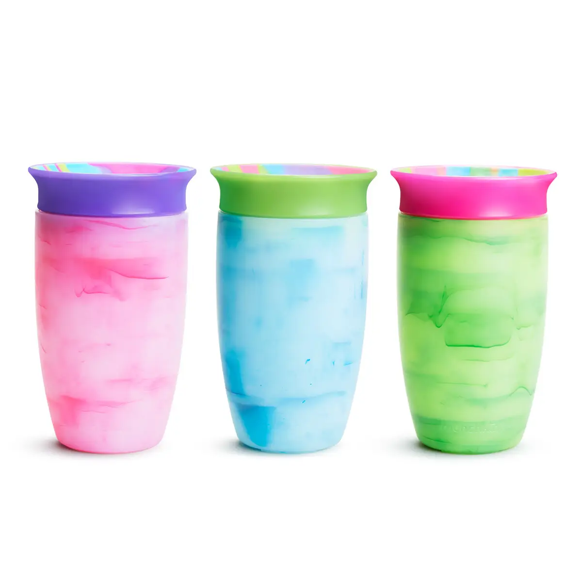 Munchkin Miracle 360° Tie Dye 10oz Sippy Cup 3-Pack, Assorted