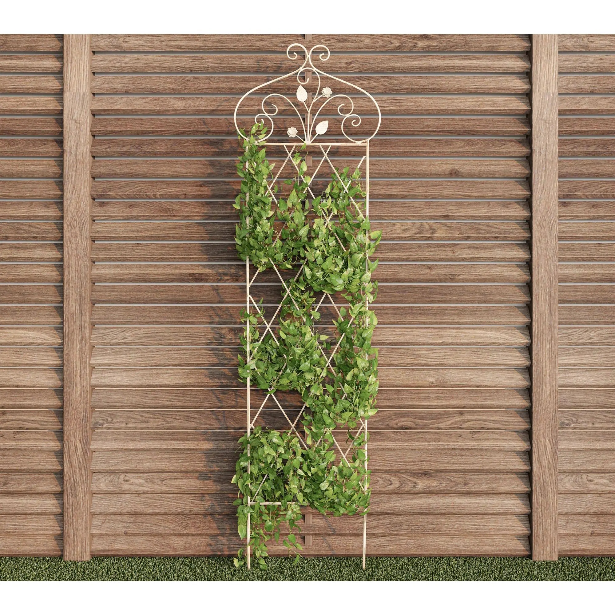 Pure Garden 63" Decorative Trellis for ClimbingPlants Pure Garden 63" Decorative Trellis for ClimbingPlants