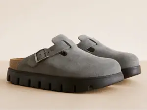 Boston Chunky Suede Clog - Women's